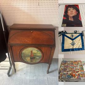 MaxSold Auction: This online auction features items such as a Mastercraft socket set, oil paintings, British memorabilia, children\'s toys & books, records, china, artwork, vintage magazines, Coca-Cola collectibles, dining set, Shopvac, tools, Presto hotdog warmer, vintage games, Yardworks lawnmower, figurines, Danby freezer, gazebo, Coleman camping gear, and much, much, more!!!!