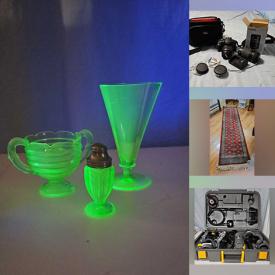 MaxSold Auction: This online auction features Lladro figurines, power & hand tools, demitasse cups/saucers, Uranium glass, NIB 3D printer, decorative plates, women’s clothing, cameras, silver & costume jewelry, pet products, small kitchen appliances, humidifier, TV, and more!