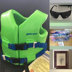 MaxSold Auction: This online auction features humidifier, watches, balcony table, TV, air purifier, NIB kick scooter, toys, sound bar, new flat boxes, small kitchen appliances, badge maker, new swim vests, mini projector, and more!