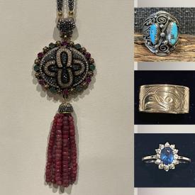 MaxSold Auction: This online auction features silver jewelry, snuff bottle, antique gold cameo, agate stones, coins, banknotes, costume jewelry, Camross & Kross jewelry, watches, Swarovski jewelry, gemstone jewelry, and more!