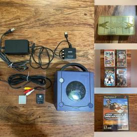 MaxSold Auction: This online auction features Nintendo games, game consoles, Pokemon cards, toys, DVDs, hats, and much, much, more!!