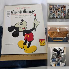 MaxSold Auction: This online auction features espresso set, harmonica, telescope, Star Wars collectibles, sewing machine, DVDs, art books, costume jewelry, beauty appliances, BBQ grill, rain barrel, planters, men’s clothing, vinyl records, and more!!