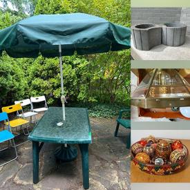 MaxSold Auction: This online auction features vintage women’s hats, area rugs & runners, desk & chair, small kitchen appliances, wine rack, antique parlour table, cedar blanket box, glass/wood tables, teak furniture, art glass, shelving units, hockey equipment, concrete planters, patio furniture, and more!