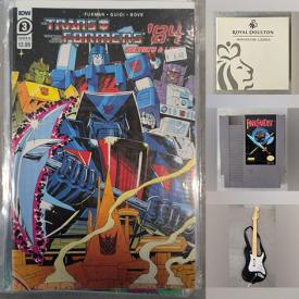 MaxSold Auction: This online auction features telescope, DVDs, Pokémon collectibles, Yu-Gi-Oh cards, sports trading cards, video game console & games, coins, banknotes, new golf balls, Royal Daulton figurines, comics, golf clubs, and much more!