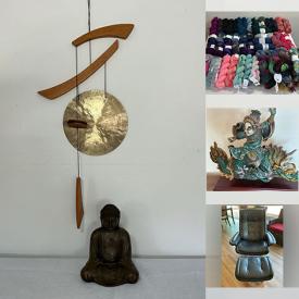 MaxSold Auction: This online auction features exercise equipment, TV, small kitchen appliances, vintage Pyrex, fitness gear, adjustable desk, platform bed, lawnmower, garden tools, craft supplies, vintage hen/nest collection, camping gear, pressure washer, puzzles, portable AC unit, art glass, pet products, metal wall art, garden art, office supplies, antique quilts, outerwear, yarn, chest freezer, fabric, quilting supplies, storage bins, and much, much, more!!!