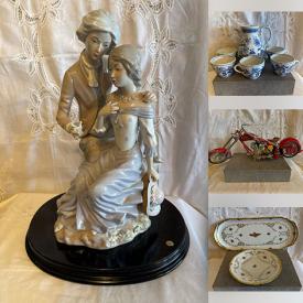 MaxSold Auction: This online auction features Capodimonte figurines, wood carvings, art glass, tea sets, porcelain decorative plates, Limoges, framed art prints, sports collectibles, sports trading cards, tabletop pinball, Pokémon collectibles, comics, Coca-Cola collectibles, Funko Pops!, and much, much, more!!!