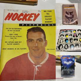 MaxSold Auction: This online auction features puzzles, brass bells, carded Hot Wheels, games, Pokémon collectibles, Wilton cake pans, vintage books, comics, novelty teapots, vinyl records, sheet music, Lego kits, sports trading cards, and more!