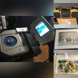MaxSold Auction: This online auction features action cameras, signed prints, fishing gear, stereo components, DVDs, CDs, Blu-Ray movies, collector plates, vinyl records, binoculars, new flash rings, power tool, and more!