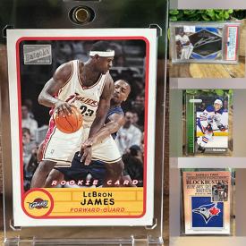 MaxSold Auction: This online auction features sports trading cards, Garbage Pail Kids cards, Disney cards, Barbie cards, Marvel cards, Star Wars cards, Pokemon cards, NKotB cards, and more!