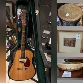 MaxSold Auction: This online auction features office supplies, printer, desktop computers & accessories, vinyl records, kids puzzles, men’s clothing, shoes, & hats, TV, carved duck collection, Inuit art, Ed Baranoski original art, art glass, Ndebele dolls, wall mask, jade sculptures, Depression glass, teacup/saucer sets, small kitchen appliances, bar stools, pet products, exercise equipment, puzzles, trombones & mutes, Djembe drum, electronic keyboard, guitars, guitar amps, sewing machine, power & hand tools, camping gear, air compressor, CDs, snowblowers, kayak, and much, much, more!!!