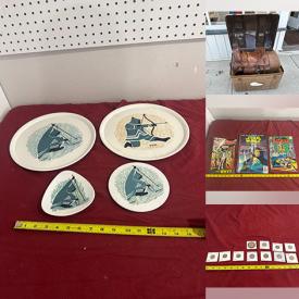 MaxSold Auction: This online auction features vintage office supplies, comics, antique lighters, decorative plates, children’s books, vintage postcards, Coca-Cola collectibles, sports collectibles, watches, vinyl records, antique tins, matchbook collection, toys, collectible plates & spoons, vintage magazines, garden art, Avon bottles, oil lamps, costume jewelry, DVDs, art glass, Blue mountain pottery, metal wall art, fitness gear, sports trading cards, coins, garden tools, tires, saddle, small kitchen appliances, bike, aquariums, chainsaw, reel mower, and much, much, more!!!