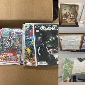 MaxSold Auction: This online auction features watch, antique bottle, virtual reality headset, DVDs, sports trading cards, vinyl records, stamps, comics, vintage magazines, and more!