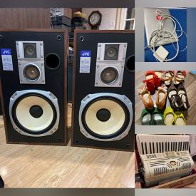 MaxSold Auction: This online auction features wicker furniture, electric organ, fabric, heat press, art supplies, sewing supplies, designer women’s shoes, vintage glockenspiel, games, costume jewelry, Tiffany-style lamp, accordion, yarn, speakers, games, pressure washers, small kitchen appliances, and more!