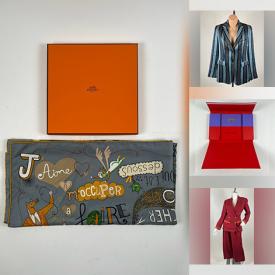 MaxSold Auction: This online auction features women’s designer clothing, scarves, shoes, & handbags, men’s designer clothing & shoes, art books & magazines, costume jewellery, watches, perfumes, and more!