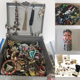 MaxSold Auction: This online auction features toys, wooden mask, folk-art animal collection, zebra stools, small kitchen appliances, stools, NIB pendant light, antique dolls, pet products, marionettes, decorative wall signs, uranium glass, perfume bottles, new beauty products, designer handbags, Royal Doulton figurine, vintage postcards, costume jewelry, and more!