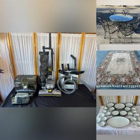 MaxSold Auction: This auction features Metal Toy Soldiers, Vacuums, Planters, Watches, Currency, Collectible Pins, Hot Wheels, Star Wars Collectibles, Pottery , Books, Wire Shelving, Patio Sets, Clocks, Geodes  and much much more!