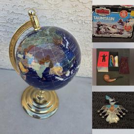 MaxSold Auction: This online auction features gold, silver & costume jewelry, rare smoking pipes, art pottery, Star Wars collectibles, lighters, watches, saddle purses, Snowbabies, bar sign, and more!