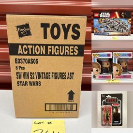MaxSold Auction: This online auction features sports trading cards, comics, sports & pop culture action figures, collector plates, gaming gear, Funko Pop!, sports apparel, telescope, and Lego kits, including Star Wars, Harry Potter, Iron Man, Marvel, Missions, Disney, Pirate, Batman, Technic, and much, much, more!!!