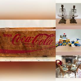 MaxSold Auction: This online auction features vintage rattan furniture, Sputnik chandelier, vintage toys, art glass, pet products, bistro chairs, dollhouse, sports collectibles, games, yarn, outerwear, toddler clothes, patio furniture, roll top desk, Pez dispenser collection, NWT women’s clothing, kid’s ride-on jeep, and more!