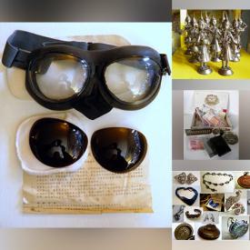 MaxSold Auction: This online auction features vintage musician figurines, vintage fishing gear, wax carving, art pottery, art glass, Stem Punk lamp, vintage Japanese woodblock prints, art book, silver jewelry, antique Asian drum, vintage carnival glass, wood carving, perfume bottle, Indigenous artwork, wooden flutes, Jim Nodge art, soapstone carving, art supplies, vintage Chinese aviation goggles, and more!