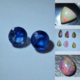 MaxSold Auction: This online auction features jade ring, and loose gemstones including opals, sapphires, garnets, rubies, tourmalines, topaz, spinel, citrine, grandidierite, moonstone, quartz, morganite, and more!