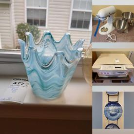 MaxSold Auction: This online auction features garden art, patio furniture, area rug, Royal Copenhagen collector plates, vintage milk glass, collector dolls, Staffordshire teapots, Precious Moments, Willow Tree figurines, office supplies, printer, desk & chair, copier, small kitchen appliances, art glass, suncatchers, Sentry safe, office supplies, TVs, home health aids, play castle, wheelchair, patio furniture, dollhouse, exercise equipment, DVDs, storage bins, metal cabinets, garden tools, and more!