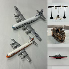 MaxSold Auction: This online auction features collector Barbies, stamps, doll collection, coins, art glass, Swarovski figure, wooden wall mask, character mugs, Depression glass lamp, model airplanes & boats, bank collection, silver & costume jewelry, Star Wars figures, and more!