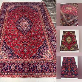 MaxSold Auction: This online auction features Persian rugs & runners, including Kashan, Mashhad, Tabriz, Hamadan, and more!