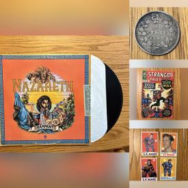 MaxSold Auction: This online auction features comics, sports trading cards, sports collectibles, vinyl records, non-sports trading cards, coins, banknotes, die-cast vehicles, Pez dispensers, action figures, steins, Avon collectible bottles, and more!