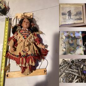 MaxSold Auction: This online auction features teacup/saucer sets, yarn, knitting supplies, jerseys, computer components, NIB monitoring system, oil lamps, sewing machine, porcelain doll, NIB solar lights, children’s books, power & hand tools, DVDs, fitness gear, vintage books, and more!