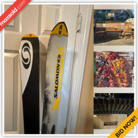 MaxSold Auction: This online auction features stainless steel jewelry, small kitchen appliances, skis, watches, mini fridge, telescope, vinyl records, men’s clothing & shoes, fitness gear, area rug, DVDs, planters, garden tools, patio furniture, pet products, power washer, power tool, exercise equipment, stainless steel sink, new cabinets, and more!\n