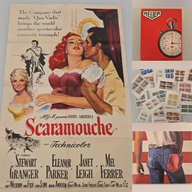 MaxSold Auction: This online auction features First-Day covers, watches, sports trading cards, vinyl records, stamp booklets, vintage US & Canadian stamps, vintage movie posters & lobby cards, and more!