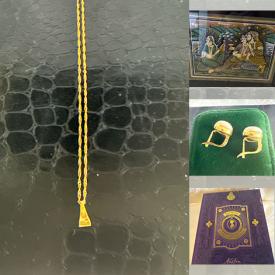 MaxSold Auction: This online auction features porcelain vases, tea pot collection, teacup/saucer sets, collector plates, decorative plates, gold jewelry, stained glass panel, embossed wall art, framed map prints, games, sports trading cards, brass collectibles, Legos, Funko Pops, Star Wars collectibles, decanter set, comics, and more!