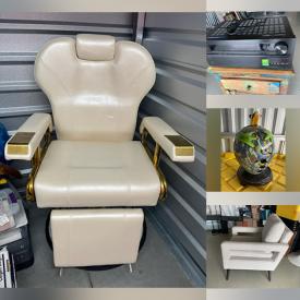 MaxSold Auction: This online auction features stretched canvas art, decorative wall art, upholstered chair, art glass, frog collection, humidifiers, small kitchen appliances, costume jewelry, watches, painting supplies, cameras, Rolling Stones collectibles, spa chair & supplies, and more!