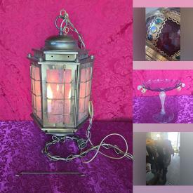 MaxSold Auction: This auction features Lamps, Prints, Vases, Pottery, Figurines, MCM Kitchenware, Decorative Plates, Wood Clogs, Dinnerware, Dolls, Globes, Vintage Radio, Photo Prints, Mirrors, Chairs, Lantern, Masks, and much much more!
