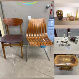 MaxSold Auction: This online auction features electric fireplace, serving & glassware, perpetual calendars, wine coolers, small kitchen appliances, art pottery, mini fridge, vintage books, children’s books, yarn, craft supplies, camera, women’s shoes & boots, vinyl records, decanter, wooden carving, stone eggs, toys, costume jewelry, decorative plates, women’s clothing, comics, golf clubs, ceiling fan, sewing machine, Christmas village collection, vintage secretary desk, patio heater, and more!!
