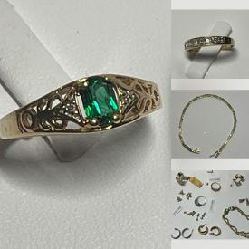 MaxSold Auction: This online auction features puzzles, brass collectibles, Geobel figurine, Royal Doulton figurine, metal wall art, soapstone carving, gold, gemstone, & silver jewelry, Toby mug, art glass, small kitchen appliances, electric fireplace, cottage collectibles, TVs, costume jewelry, stained glass style lamps, Sentry safe, computer desk & chair, refrigerator, Bossons, barstools, chest freezer, garden tools, plant pots, patio furniture, gazebo, and more!