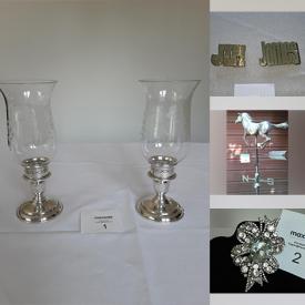 MaxSold Auction: This online auction features Disney collectibles, power & hand tools, Depression glass, jewellery armoire, collector plates, garden art, ladders, garden tools, outerwear, small kitchen appliances, pashminas, decanters, snorkling equipment, novelty baking pans, costume jewelry, NIB humidifier, games, office supplies, and more!