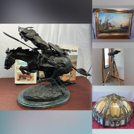 MaxSold Auction: This auction features Oil Paintings, Antique Furniture, Sterling Flatware, Ship Collectibles, Lamps, Hoosiers, Jewelry, Art,   Occasional Tables, Dinnerware, Bottles, Binoculars, Stemware, Dresden Porcelain, Hummels, Linens, Pyrex, Dining Suite, Oil Lamps, Furs, Vintage Hats,  Collectible Toys, Shells, Generator, Tools, Outdoor Gear, Crocks, Candle Holders, Office Supplies, Pottery and much more.