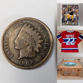 MaxSold Auction: This auction features Coins, Games, Comics, Silver, Coleman Lantern, Pokémon Cards, Sports Cards, Autographs, Hotwheels, Lps, Lamps, Watches, Magazines, Universal Remote, Beanie Baby, Mugs, Collectible Figures, and much much more!