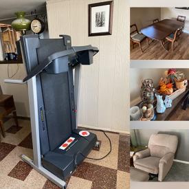 MaxSold Auction: This online auction features jewellry armoire, power & hand tools, desks, sewing machine, exercise equipment, Duncan Phyfe dining set, bakeware, glass side table, and more!