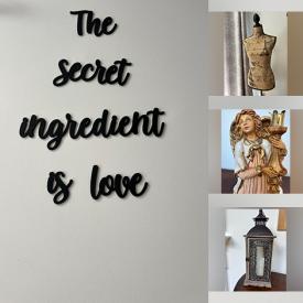 MaxSold Auction: This online auction features art glass, angel figurines, throw pillows, candle holders, wall sconces, metal wall art, wall tapestry, baskets, Christmas houses & accessories, and more!
