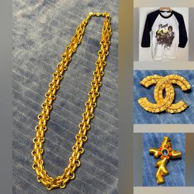 MaxSold Auction: This online auction features silver, gold & costume jewelry, vintage carded jewelry, charm bracelet, Swarovski jewelry, vintage Sherman jewelry, coins, vintage die-cast soldiers, collector plates, non-sports trading cards, ginger jars, vinyl records, and more!