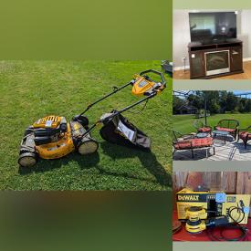 MaxSold Auction: This online auction features lawnmower, electric fireplace, TVs, oak furniture, bunkbeds, exercise equipment, fitness gear, small kitchen appliances, patio furniture, vintage stoneware jug, garden tools, power & hand tools, planters, toys, vintage books, art glass, milk glass, teacup/saucer sets, Coca-Cola collectibles, oil lamp, upright freezer, refrigerator, BBQ grill, and more!