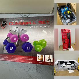 MaxSold Auction: This online auction features skateboards, camping gear, pet products, fitness gear, patio heater, drone, small kitchen appliances, inflatable river float, pressure washer, lawnmower, new beauty appliances, and more!