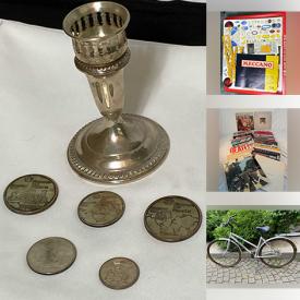 MaxSold Auction: This online auction features vintage magazines, Marc Thivierge artwork, nutcrackers, Meccano set, vintage toys, vintage women’s clothing, vintage postcards, vintage Christmas ornaments, vinyl records, bikes, stained glass lamp, sports trading cards, cameras, coins, vintage hand tools, garden tools, and more!