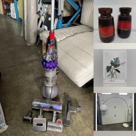 MaxSold Auction: This online auction features antique abstract sculptures, Fat Lava vases, planters, decorative cushions, canvas prints, metal wall art, bar stools, floor lamps, area rugs, faux plants, small kitchen appliances, fitness gear, mirrors, art glass, patio furniture, aquarium, snowshoes, and more!