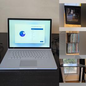 MaxSold Auction: This online auction features printer, walking pad, gaming gear, sports equipment, webcam, virtual reality headsets, video game console & games, monitors, room divider, CDs, DVDs, small kitchen appliances, custom desktop computer, vinyl records, standing desk, and more!