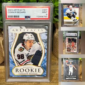 MaxSold Auction: This online auction features sports trading cards, non-sports trading cards, sports collectibles, Pokémon cards, and more!
