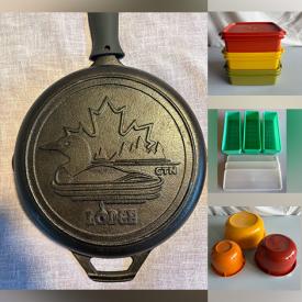 MaxSold Auction: This online auction features decorative mugs, toys, snow globe, sunglasses, vintage Typerware, shoes, wicker baskets, pet products, neck pillows, humidifier, skis, tricycle, small kitchen appliances, wood carvings, perfume bottle and more!